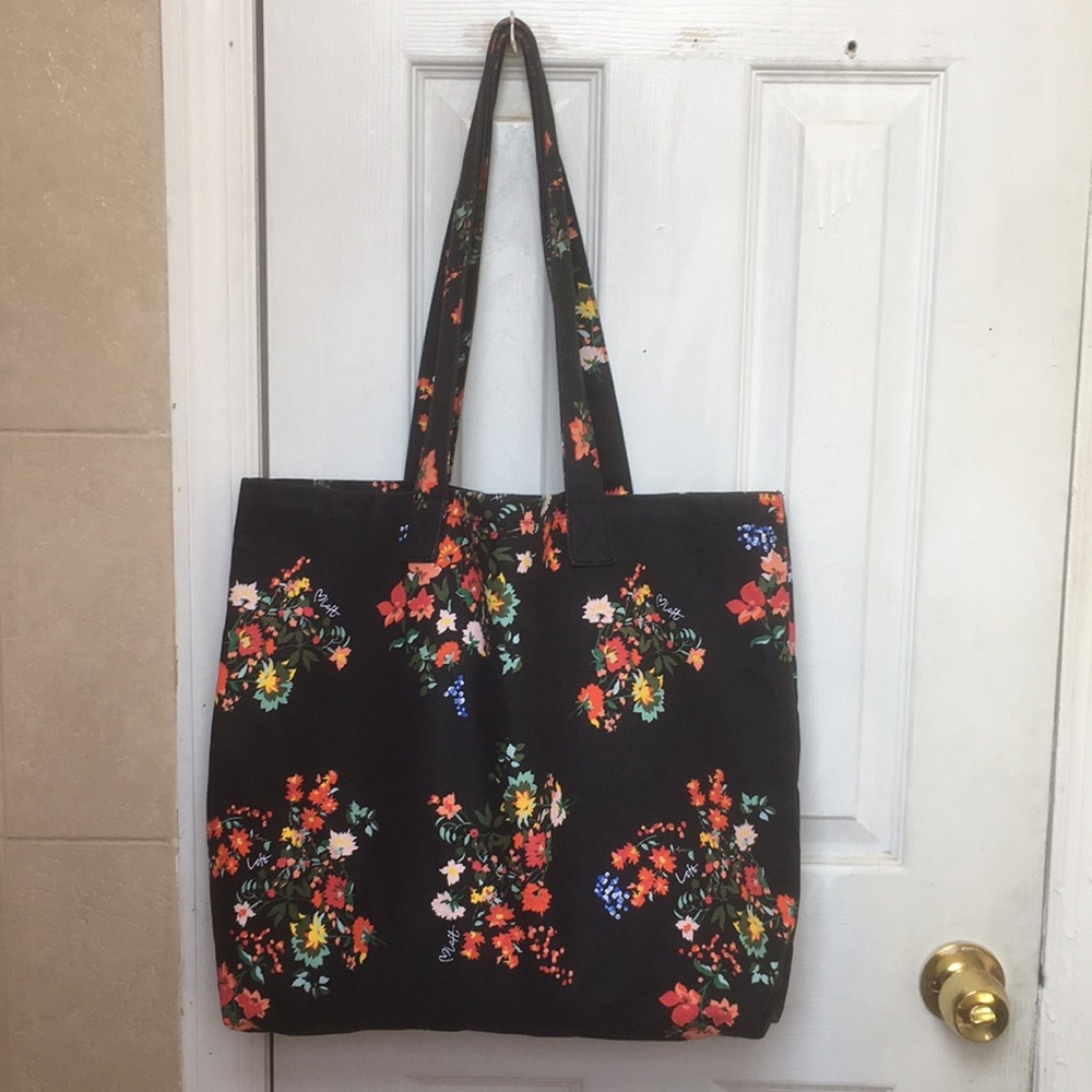 LOFT floral tote bag!